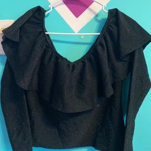 Sparkly Off the shoulder top